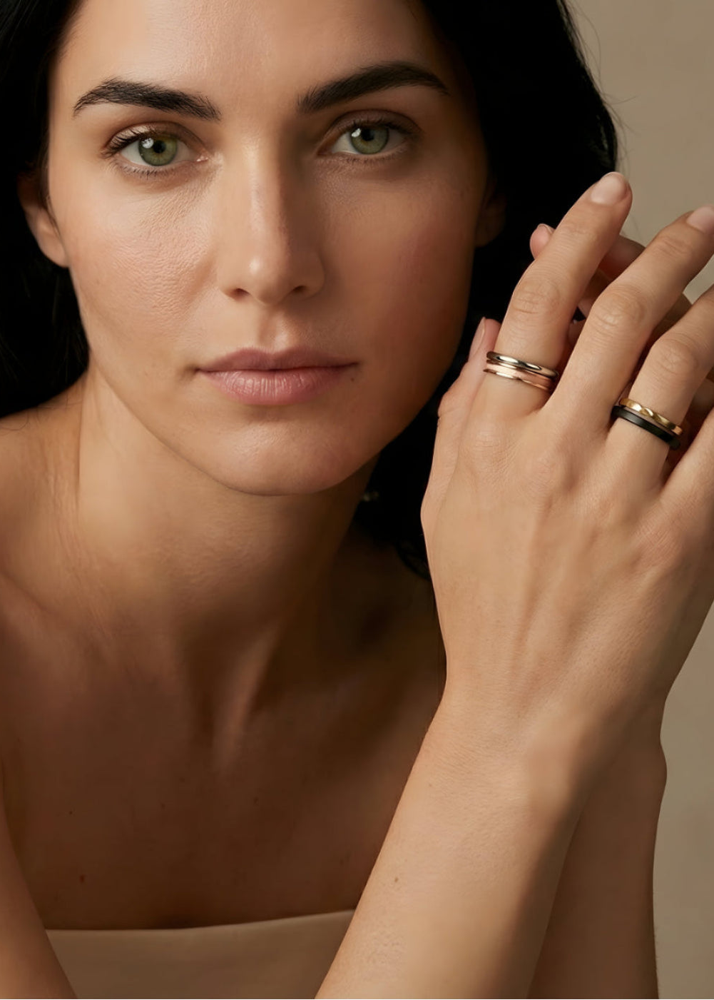 Solid gold Gratitude Ring designed as a daily ritual of gratitude, intention, and quiet confidence.