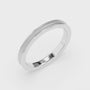 360 view of Meridian Abundance ring by Dimis Designs in sterling silver showing engraved grooves symbolising flowing wealth and abundance.